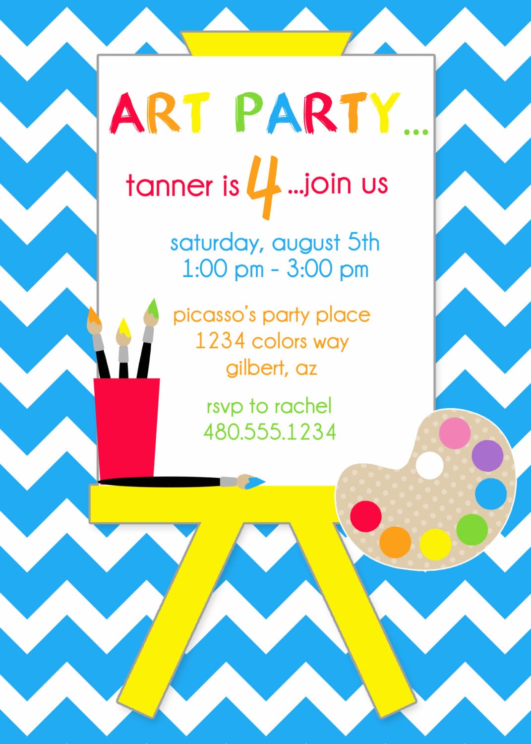 Art Party Invitations â Gangcraft Net